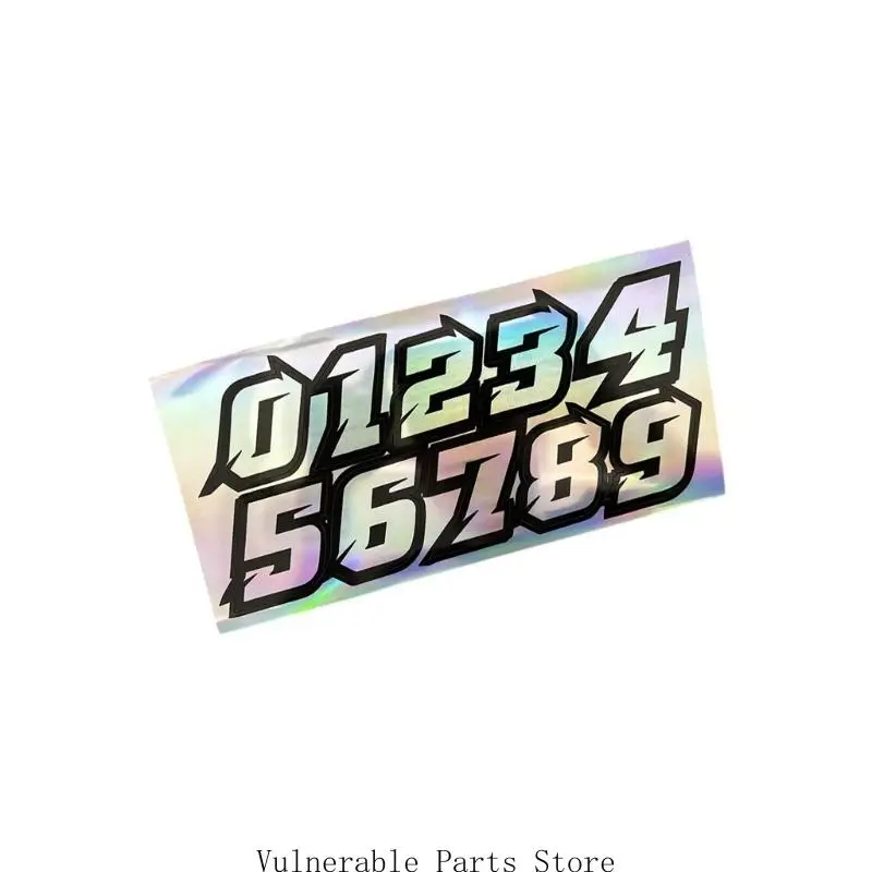 D0UC Многоцветные отражающие номера мотоциклов наклейки
D0UC Многоцветные отражающие номера мотоциклов наклейки