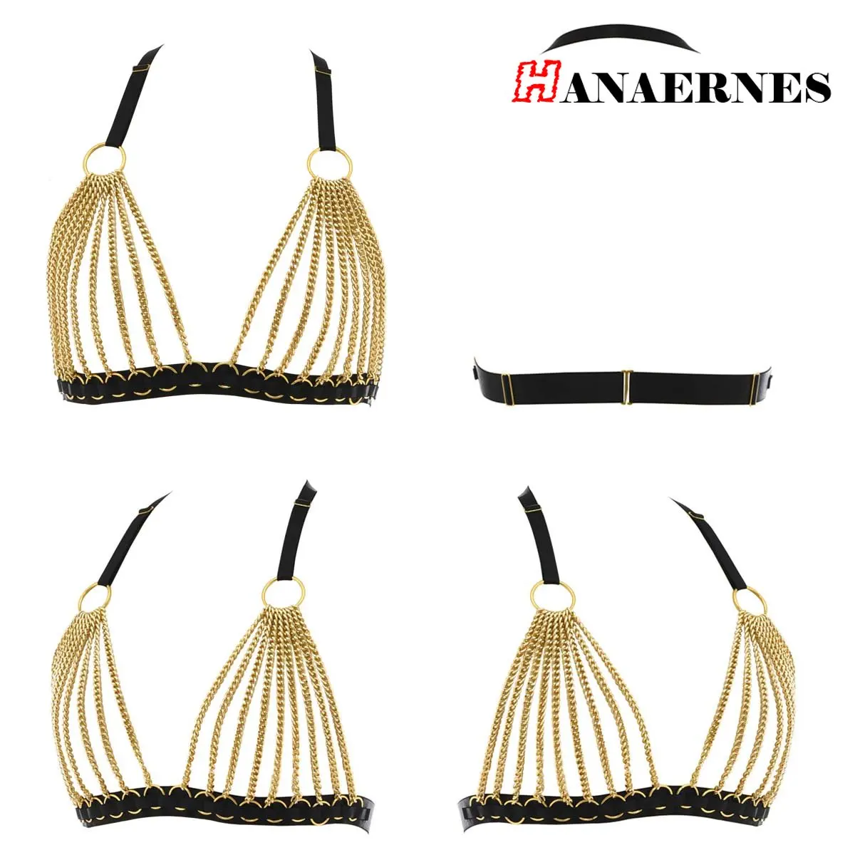 Goth Body Harness Chain Bra Top Chest Waist Belt Witch Gothic Punk Fashion Sexy Hollow Bra for Women Charm Body Chain Harness
Goth Body Harness Chain Bra Top Chest Waist Belt Witch Gothic Punk Fashion Sexy Hollow Bra for Women Charm Body Chain Harness