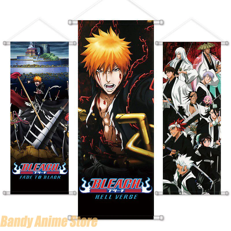 BLEACH Hanging Painting Scrolls Kurosaki Ichigo Wall Scroll Art Anime Poster Room Decoration Gifts
BLEACH Hanging Painting Scrolls Kurosaki Ichigo Wall Scroll Art Anime Poster Room Decoration Gifts