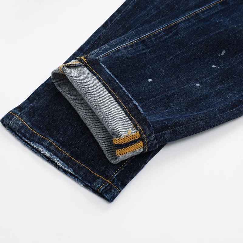 Y2K Fashion New Men's Jeans Painted Washed Nostalgic Perforated Blue Jeans High Street Hip Hop Brand Pants Hombre
Y2K Fashion New Men's Jeans Painted Washed Nostalgic Perforated Blue Jeans High Street Hip Hop Brand Pants Hombre