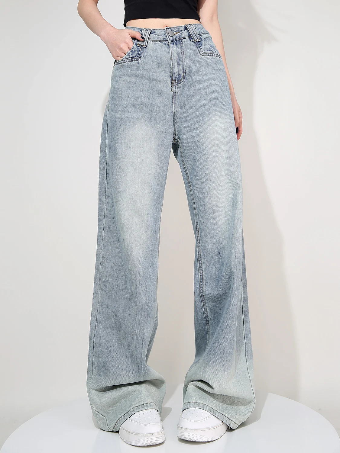 Loose Wide Leg Denim Jeans High Waist Straight American Sle Women's Spring Autumn Long Pants Vintage Casual Jeans
Loose Wide Leg Denim Jeans High Waist Straight American Sle Women's Spring Autumn Long Pants Vintage Casual Jeans