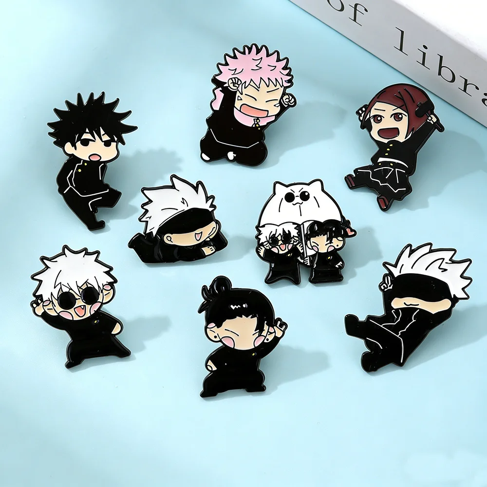 Jujutsu Kaisen Enamel Pins Anime Character 4-8pcs Set Cute Gojo Satoru Itadori Yuji Enamel Brooch Badge Lapel Pins Fans Gift
Jujutsu Kaisen Enamel Pins Anime Character 4-8pcs Set Cute Gojo Satoru Itadori Yuji Enamel Brooch Badge Lapel Pins Fans Gift