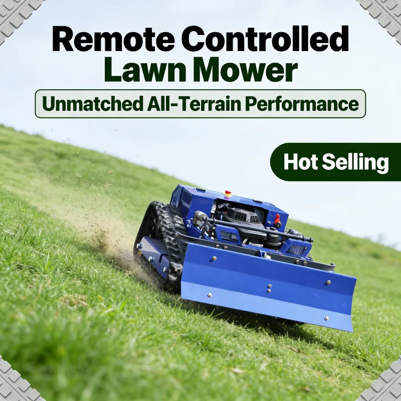 Customized Large Area Weeding Remote Control Crawler All-Terrain Robot Lawn Mower for Farm & Orchard Clearing
Customized Large Area Weeding Remote Control Crawler All-Terrain Robot Lawn Mower for Farm & Orchard Clearing