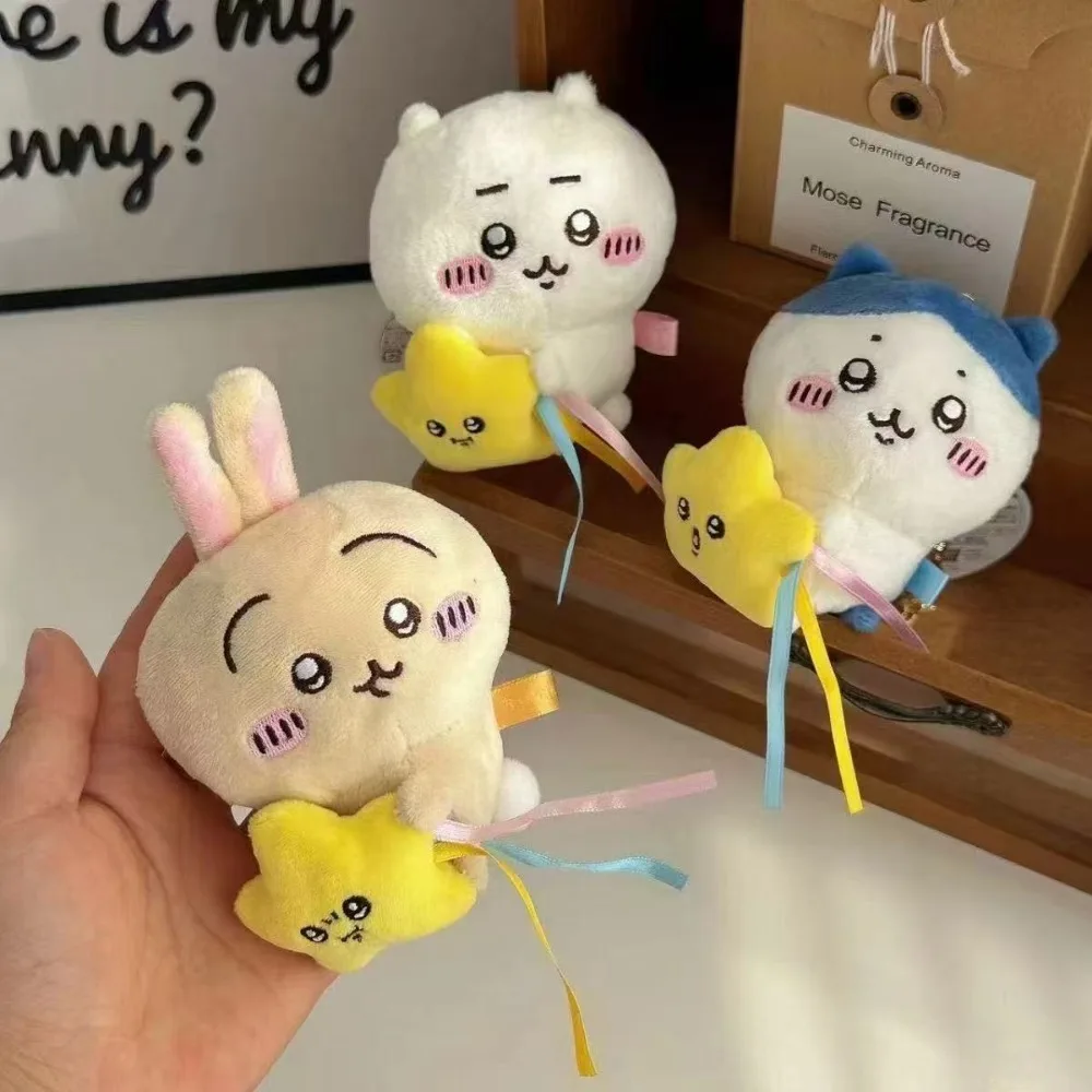JP Miniso Star Hugging Series Hachiware USAGI милая плюшевая кукла кулон брелок подвесной брелок плюшевые аксессуары для кукол 
JP Miniso Star Hugging Series Hachiware USAGI милая плюшевая кукла кулон брелок подвесной брелок плюшевые аксессуары для кукол