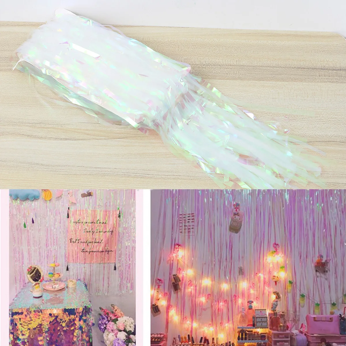 Rainbow Fringe Curtain 3M Shiny Backdrop Colorful Tinsel Door Curtains Metallic Foil Fringe Photo Booth
Rainbow Fringe Curtain 3M Shiny Backdrop Colorful Tinsel Door Curtains Metallic Foil Fringe Photo Booth