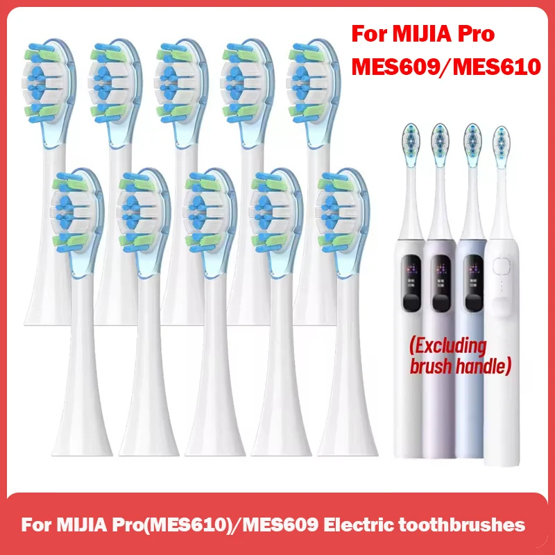 For MIJIA MES609/610 Pro Soundwave Sweeping Sonic Electric Toothbrush Replacement Brush Heads Sealed Package
For MIJIA MES609/610 Pro Soundwave Sweeping Sonic Electric Toothbrush Replacement Brush Heads Sealed Package