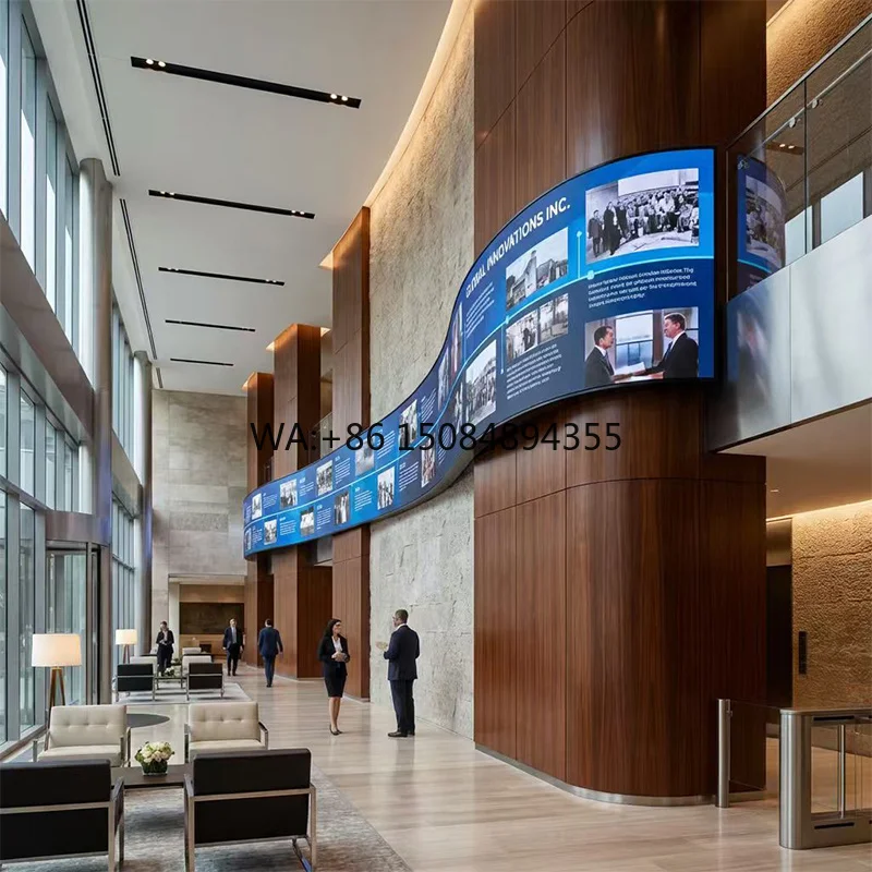 4K Ultra HD Indoor LED ScreenGOB P1.25/P1.5/P1.86 Fine Pitch Video Wall for Corporate Showroom and Meeting Room Seamless Display
4K Ultra HD Indoor LED ScreenGOB P1.25/P1.5/P1.86 Fine Pitch Video Wall for Corporate Showroom and Meeting Room Seamless Display
