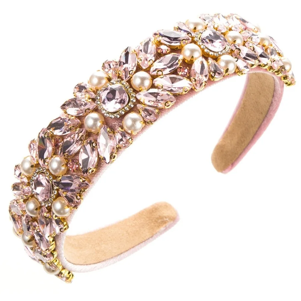 Baroque Rhinestone Headband Hair Clip Shiny Color Drill Full Diamond Headband Hair Accessories Sparkling Hair Hoop Band Bridal
Baroque Rhinestone Headband Hair Clip Shiny Color Drill Full Diamond Headband Hair Accessories Sparkling Hair Hoop Band Bridal