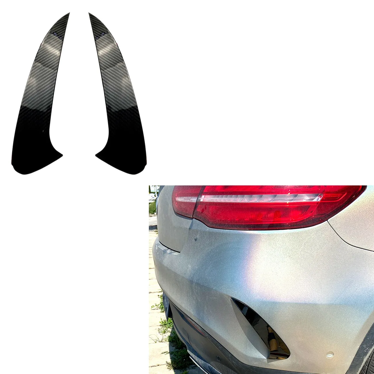 Classy-Rear Bumper Splitter Spoiler Rear Canard Air Vent Trim For Mercedes Benz GLE Coupe C292 2015 2016 2017 2018
Classy-Rear Bumper Splitter Spoiler Rear Canard Air Vent Trim For Mercedes Benz GLE Coupe C292 2015 2016 2017 2018