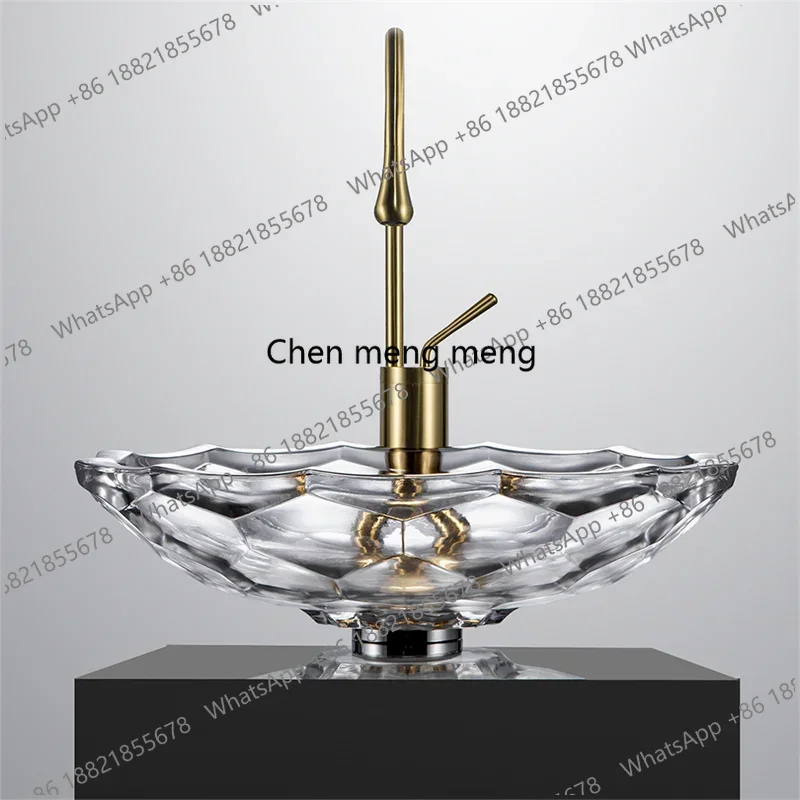 Great discounts Light Luxury Style Crystal Glass Transparent Wash Basin Countertop Art Hotel Bathroom Glass Countertop Basin BW2
Great discounts Light Luxury Style Crystal Glass Transparent Wash Basin Countertop Art Hotel Bathroom Glass Countertop Basin BW2