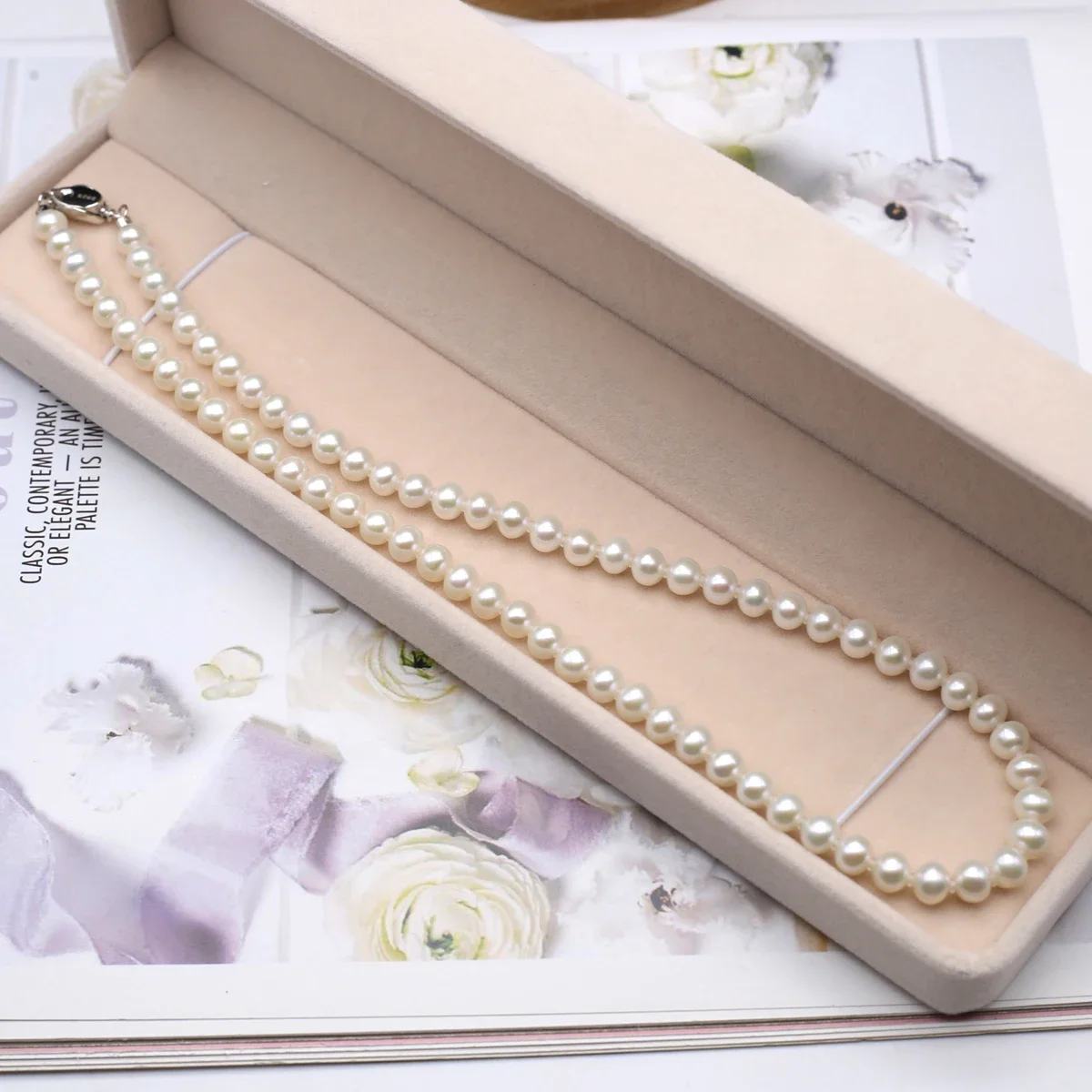Real Natural Freshwater Pearl Choker Necklace for Women Girl Gift Popular AAAAA 6-7mm Pearl Jewelry Necklace Fashion Gift
Real Natural Freshwater Pearl Choker Necklace for Women Girl Gift Popular AAAAA 6-7mm Pearl Jewelry Necklace Fashion Gift