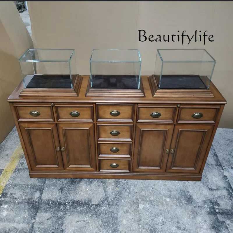 Jj Retro Display Cabinet, Jewelry Boutique Display Cabinet, Ultra-thin Tempered Glass Display Cabinet, High-end Customization
Jj Retro Display Cabinet, Jewelry Boutique Display Cabinet, Ultra-thin Tempered Glass Display Cabinet, High-end Customization
