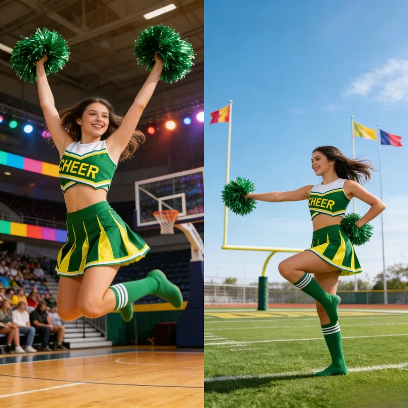 Kids Cheerleader Uniform Childrens Cheerleading Performance Student Sports Festival Costume Competition Skirt Set
Kids Cheerleader Uniform Childrens Cheerleading Performance Student Sports Festival Costume Competition Skirt Set