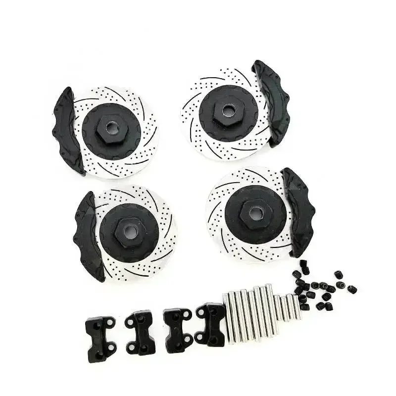 4Pcs Metal Brake Discs Calipers for 1/10 RC Crawler Car TRX4 Defender Bronco G500 TRX6 G63 Upgrade Parts
4Pcs Metal Brake Discs Calipers for 1/10 RC Crawler Car TRX4 Defender Bronco G500 TRX6 G63 Upgrade Parts