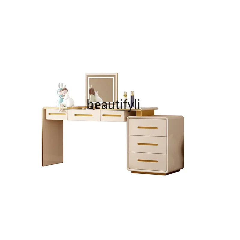 A16 Dressing Table Bedroom Modern Simple Storage Cabinet Integrated Solid Wood Small Makeup Table Master Bedroom Makeup Mirror T
A16 Dressing Table Bedroom Modern Simple Storage Cabinet Integrated Solid Wood Small Makeup Table Master Bedroom Makeup Mirror T