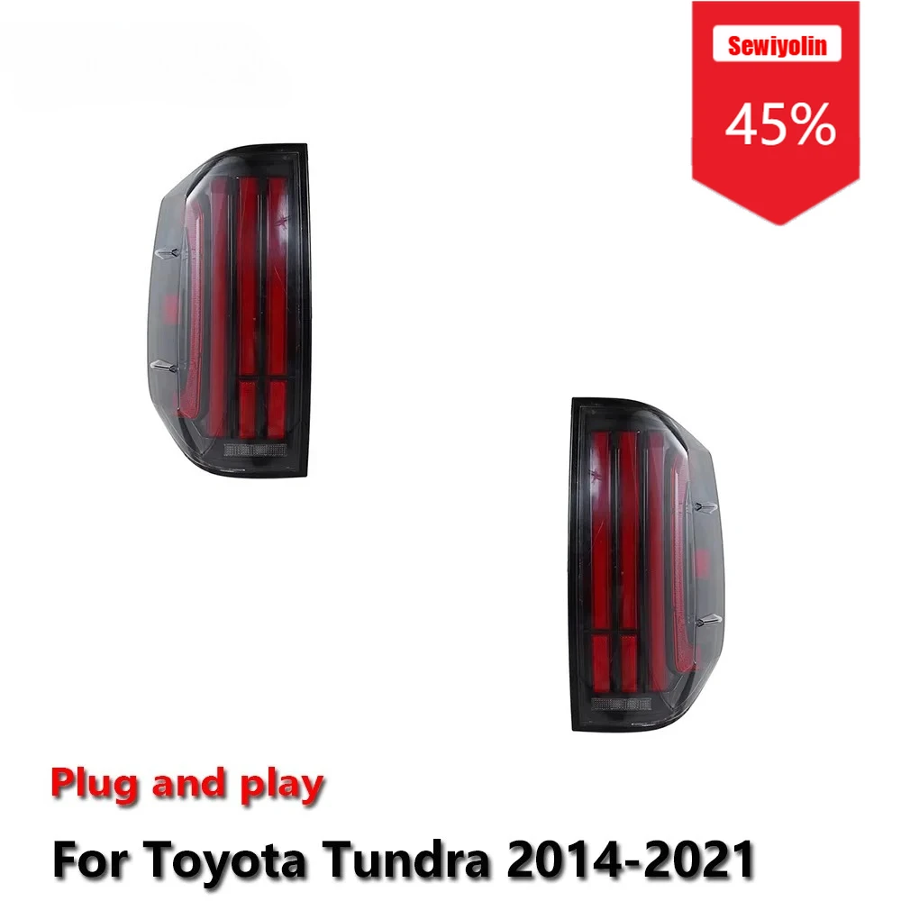 Sewiyolin автомобильные светодиодные задние фонари в сборе для Toyota Tundra 2014-2021 авто противотуманные DRL тормозные указатели поворота Plug and Play
Sewiyolin автомобильные светодиодные задние фонари в сборе для Toyota Tundra 2014-2021 авто противотуманные DRL тормозные указатели поворота Plug and Play