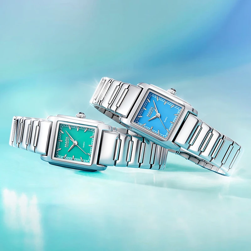 MARK FAIRWHALE Women's Quartz Watch FW-3001 Fashion 22MM Metal Case Blue/Green Dial Metal Bracelet 3ATM
MARK FAIRWHALE Women's Quartz Watch FW-3001 Fashion 22MM Metal Case Blue/Green Dial Metal Bracelet 3ATM