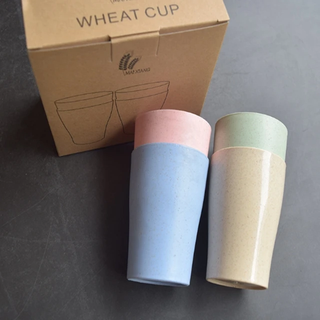 4 Pcs Plastic Wheat Straw Cups Set Eco-Friendly Reusable for Parties And Events
4 Pcs Plastic Wheat Straw Cups Set Eco-Friendly Reusable for Parties And Events