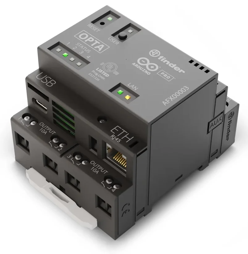 Arduino Opta Lite AFX00003 Микропрограммируемый ПЛК Промышленный IoT Ethernet
Arduino Opta Lite AFX00003 Микропрограммируемый ПЛК Промышленный IoT Ethernet