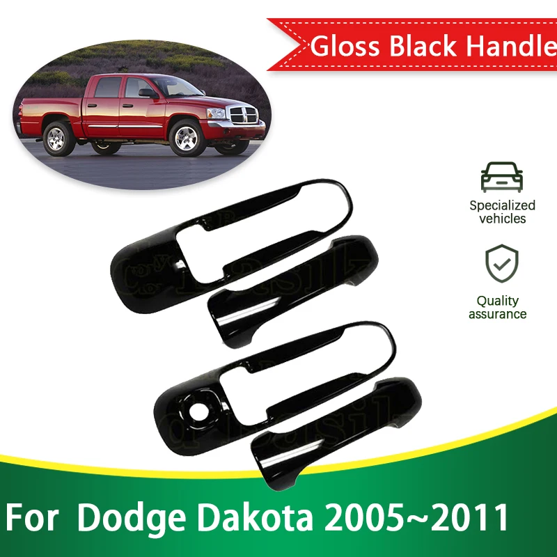 for Dodge Dakota MK3 2005 2006 2007 2008 2009 2010 2011 Gloss Black Door Handle Cover Stickers Car Exterior Styling Accessories
for Dodge Dakota MK3 2005 2006 2007 2008 2009 2010 2011 Gloss Black Door Handle Cover Stickers Car Exterior Styling Accessories