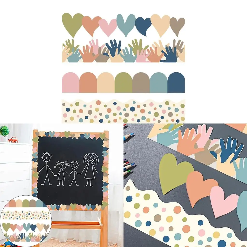 80Pcs Borders Trim Wall Decals Sticker for School Party Bulletin Chalkboard Decoration, Bulletin Board Borders Trim
80Pcs Borders Trim Wall Decals Sticker for School Party Bulletin Chalkboard Decoration, Bulletin Board Borders Trim