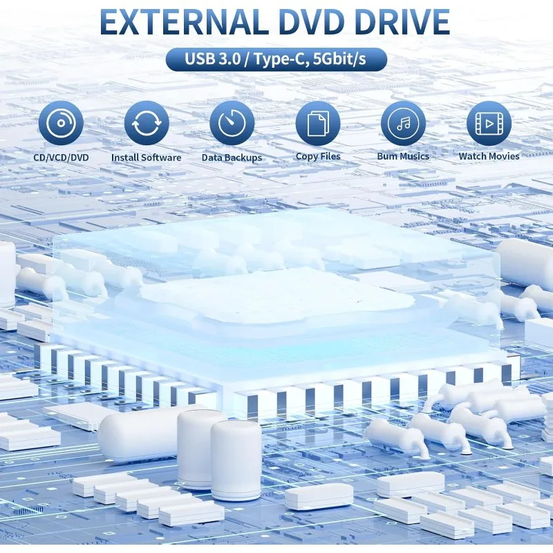 Внешний DVD-привод USB 3.0 — портативный лоток с загрузкой компакт-дисков/DVD для ноутбуков и настольных компьютеров, черный/белый
Внешний DVD-привод USB 3.0 — портативный лоток с загрузкой компакт-дисков/DVD для ноутбуков и настольных компьютеров, черный/белый