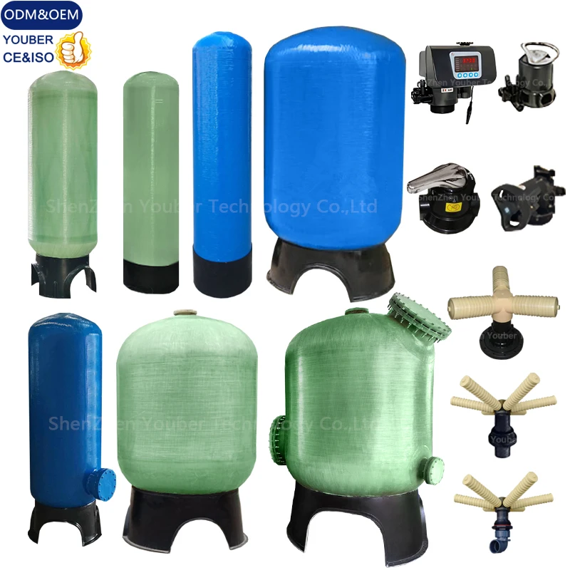 Hot FRP Water Tank Sand Filter Activated Carbon Filter Hard Water Softener for the Ion Resin Exchange Industrial Waste Water Fil
Hot FRP Water Tank Sand Filter Activated Carbon Filter Hard Water Softener for the Ion Resin Exchange Industrial Waste Water Fil