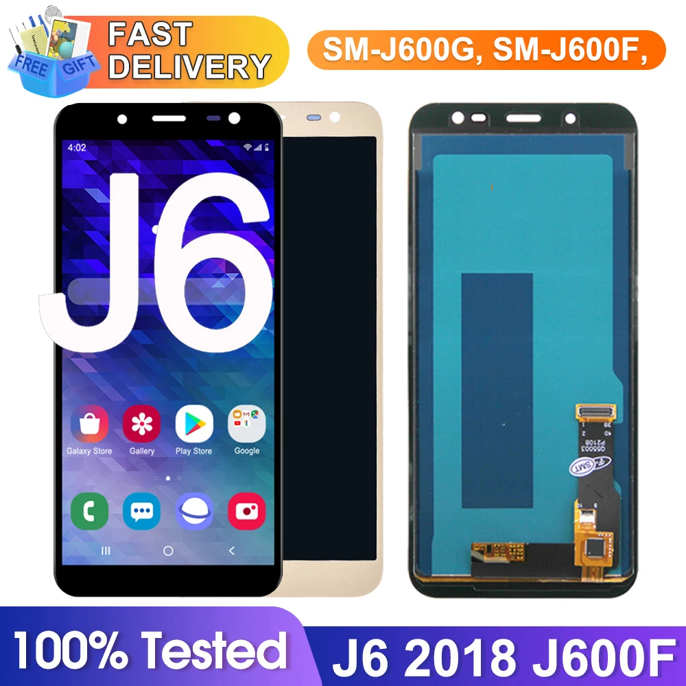 ЖК-экран для Samsung Galaxy J6 2018 J600, дисплей J600F J600Y SM-J600F J600G J600FN, замена преобразователя сенсорного экрана в сборе
ЖК-экран для Samsung Galaxy J6 2018 J600, дисплей J600F J600Y SM-J600F J600G J600FN, замена преобразователя сенсорного экрана в сборе