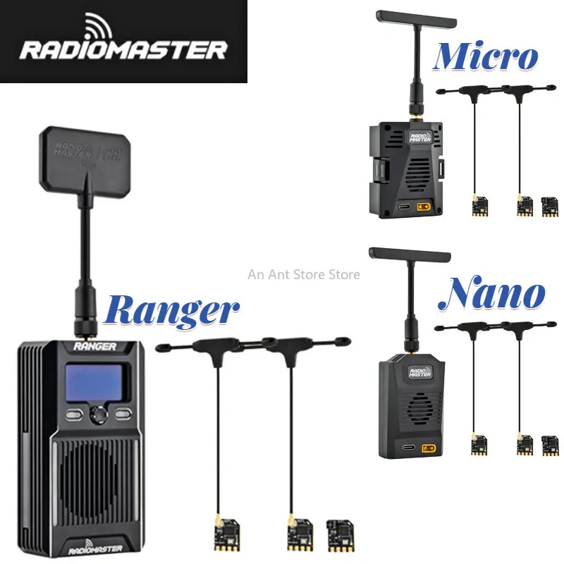 RadioMaster RANGER ELRS 2.4G RANGER MICRO NANO Transmitter Module Suitable for DIY Spare Parts of Remote Control Combo Set
RadioMaster RANGER ELRS 2.4G RANGER MICRO NANO Transmitter Module Suitable for DIY Spare Parts of Remote Control Combo Set