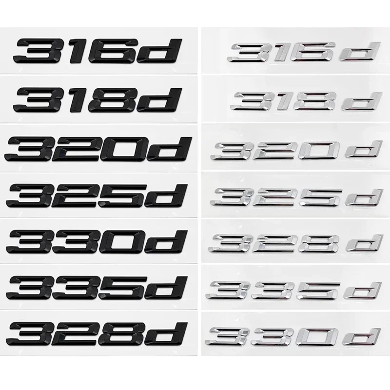 ABS Car Rear Trunk Letters Logo Badge Emblem Sticker For BMW 3 series 318d 320d 325d 328d 330d 335d E46 E90 E91 F30 F31 F34 G20
ABS Car Rear Trunk Letters Logo Badge Emblem Sticker For BMW 3 series 318d 320d 325d 328d 330d 335d E46 E90 E91 F30 F31 F34 G20