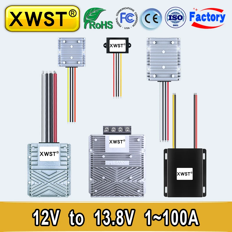 12V to 13.8V Stabilizer DC DC Converter Step Up Boost Power Supply 9-13V to 13.8V Voltage Regulator 1~100A Transformer Module
12V to 13.8V Stabilizer DC DC Converter Step Up Boost Power Supply 9-13V to 13.8V Voltage Regulator 1~100A Transformer Module
