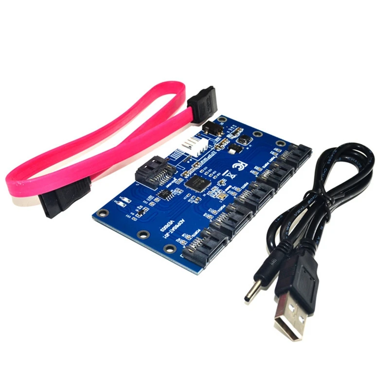 SATA 1 To 5 Adapter Card ADP5SAT-J01 Hard Drive Disk Adapter PC Motherboard Expansion Card
SATA 1 To 5 Adapter Card ADP5SAT-J01 Hard Drive Disk Adapter PC Motherboard Expansion Card
