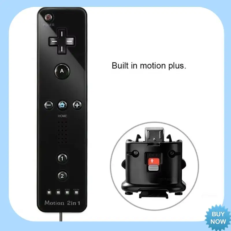 A47Z Bluetooth Gamepad For Wii/Wii U Console Wireless Remote Controller With Motion Plus, Nunchuck, And Wrist Strap C
A47Z Bluetooth Gamepad For Wii/Wii U Console Wireless Remote Controller With Motion Plus, Nunchuck, And Wrist Strap C