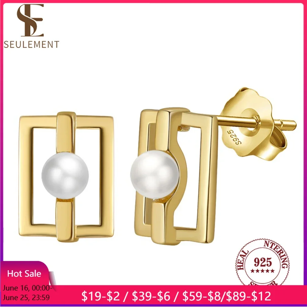 Seulement 925 Sterling Silver Natural Freshwater Pearl Earrings for Women Personal Rectangle Stud Earring Jewelry Gifts
Seulement 925 Sterling Silver Natural Freshwater Pearl Earrings for Women Personal Rectangle Stud Earring Jewelry Gifts