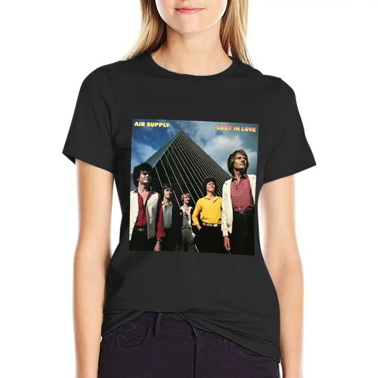 Air Supply lost in love T-Shirt vintage clothes summer top anime clothes cotton t shirts Women
Air Supply lost in love T-Shirt vintage clothes summer top anime clothes cotton t shirts Women