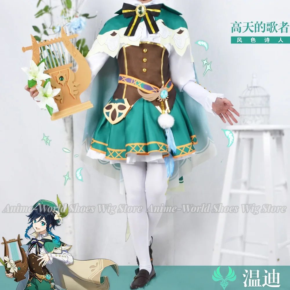 XS-XXXL Venti Cosplay Costume Game Genshin Impact Anime Cosplay Accessories Props Wig Cloak Suit Halloween for Women Girls
XS-XXXL Venti Cosplay Costume Game Genshin Impact Anime Cosplay Accessories Props Wig Cloak Suit Halloween for Women Girls