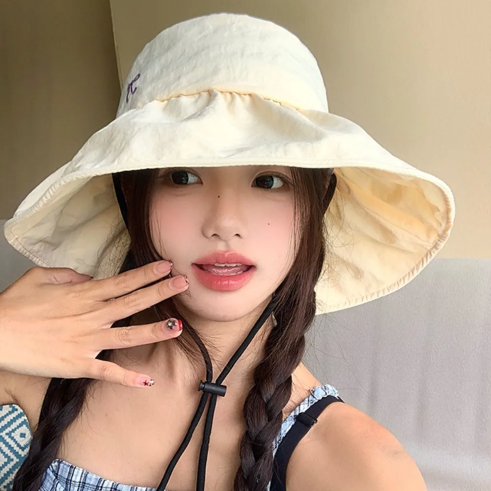New Korean Bow Bucket Hat Wide Brim Quick Dry Fisherman Hat Sweet Outdoor Women's Sun Hat for Girls
New Korean Bow Bucket Hat Wide Brim Quick Dry Fisherman Hat Sweet Outdoor Women's Sun Hat for Girls