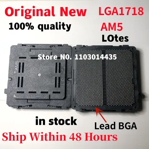 100% New Socket AM5 LGA1718 1718Pin LGA1700 1700 LGA1851 1851 CPU Base PC Connector BGA Base
