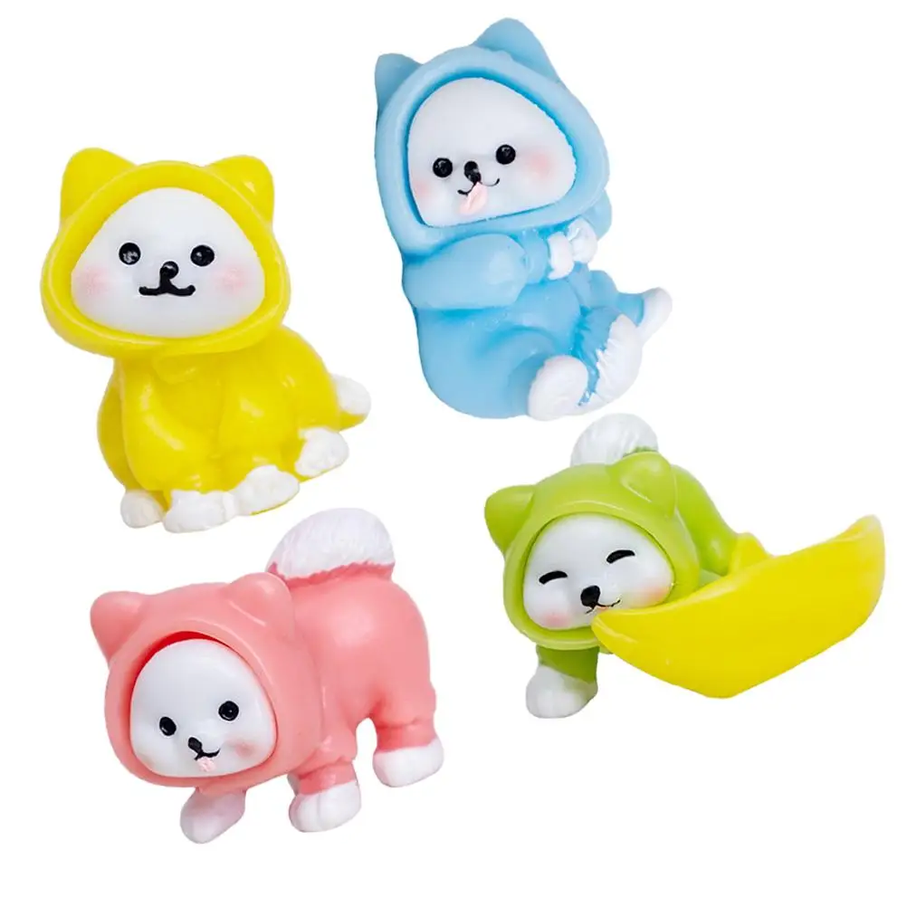 4 Pcs Mini Resin Dog Figurines Adorable Raincoat Puppy Decorations Desk Accessories Material Realistic Details Dog
4 Pcs Mini Resin Dog Figurines Adorable Raincoat Puppy Decorations Desk Accessories Material Realistic Details Dog