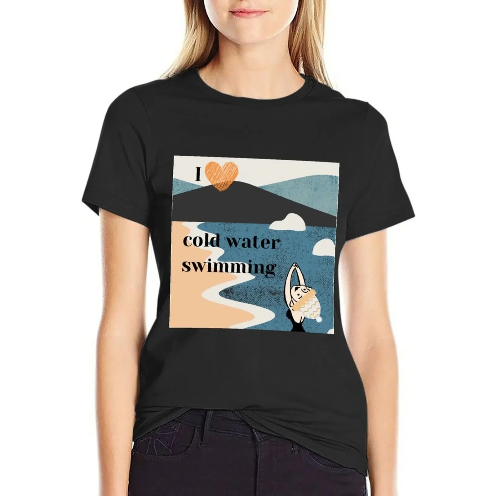 I love cold water swimming ice water T-Shirt Blouse customs design your own plus size tops funny white t-shirts for Women
I love cold water swimming ice water T-Shirt Blouse customs design your own plus size tops funny white t-shirts for Women