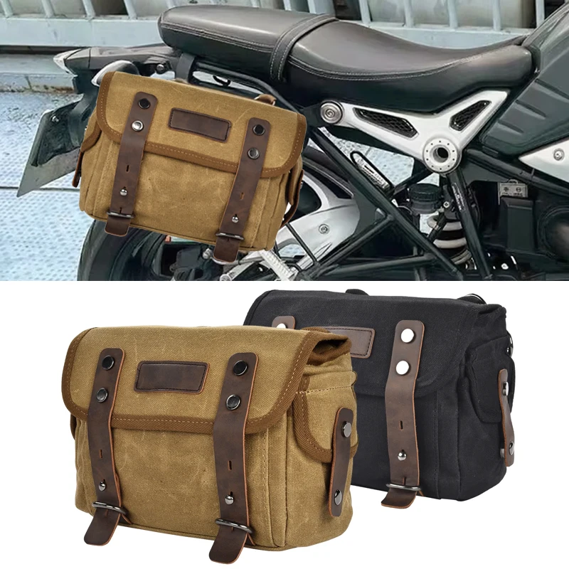 Мотоциклетная боковая сумка в стиле ретро, водонепроницаемая сумка для инструментов, вместительная дорожная сумка, универсальная сумка для мотоцикла.
Мотоциклетная боковая сумка в стиле ретро, водонепроницаемая сумка для инструментов, вместительная дорожная сумка, универсальная сумка для мотоцикла.