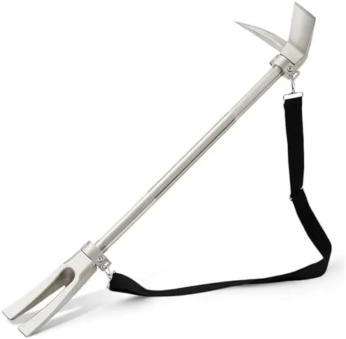 30" Halligan Tool with Shoulder Straps - 45-Gauge Forged Steel Fire Rescue Bar for Breaching & Demolition
30" Halligan Tool with Shoulder Straps - 45-Gauge Forged Steel Fire Rescue Bar for Breaching & Demolition