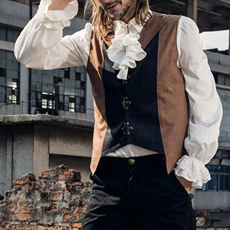 Рубашка Renaissance Sle loween в стиле панк с кружевной отделкой, однотонная, свободного кроя, с длинными рукавами, с эффектом прохлады, производство Китай
Рубашка Renaissance Sle loween в стиле панк с кружевной отделкой, однотонная, свободного кроя, с длинными рукавами, с эффектом прохлады, производство Китай