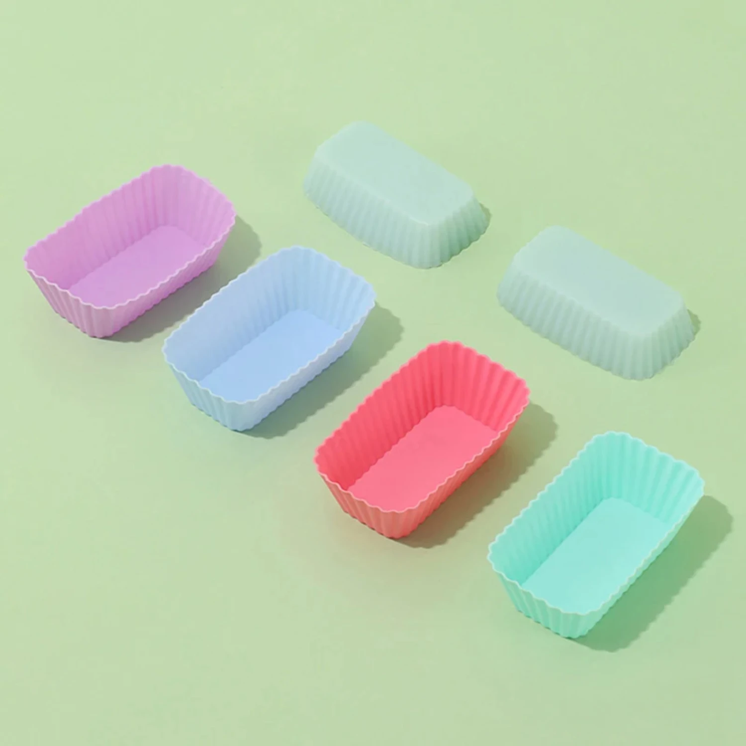 Durable Silicone Rectangular Reusable Cake Molds for Making Cupcakes and Muffins, 8*5*2.6cm, Kitchen Tool, Jelly Baking Mould, 1
Durable Silicone Rectangular Reusable Cake Molds for Making Cupcakes and Muffins, 8*5*2.6cm, Kitchen Tool, Jelly Baking Mould, 1