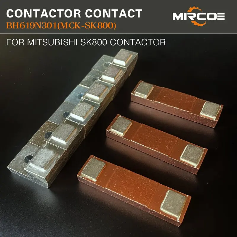 Main contact sets&Repair Kits BH619N301 for Mitsubishi S-K800 contactor
Main contact sets&Repair Kits BH619N301 for Mitsubishi S-K800 contactor