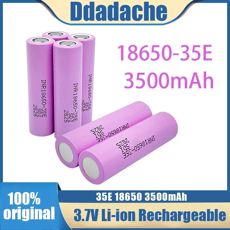 1-10pcs actual capacity original power 18650 lithium battery 35E 3500mAh 3.7V 25A high power inr18650 electric tools
1-10pcs actual capacity original power 18650 lithium battery 35E 3500mAh 3.7V 25A high power inr18650 electric tools