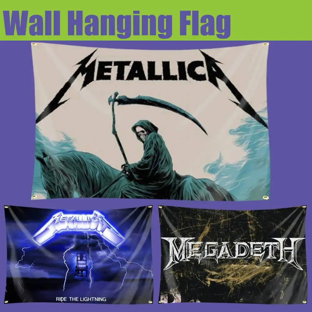 Heavy Metal M-MegadethS-S Band Flag Banners Four Hole Flag Polyester Outdoor Decor Room Aesthetic
Heavy Metal M-MegadethS-S Band Flag Banners Four Hole Flag Polyester Outdoor Decor Room Aesthetic