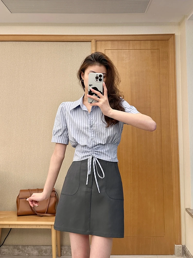 Zhang a Xing Summer New Sle V-Ne Long Sve Pleated Waist-Cinching Faionable irt French Sle Loose Fit Cotton Women...
Zhang a Xing Summer New Sle V-Ne Long Sve Pleated Waist-Cinching Faionable irt French Sle Loose Fit Cotton Women...