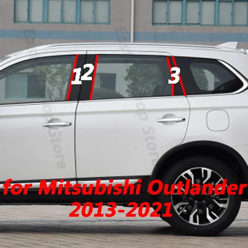 For Mitsubishi Outlander 2013-2021 Car Middle Column PC Window Trims Decoration B C Pillar Glossy Strip Sticker Accessories
For Mitsubishi Outlander 2013-2021 Car Middle Column PC Window Trims Decoration B C Pillar Glossy Strip Sticker Accessories