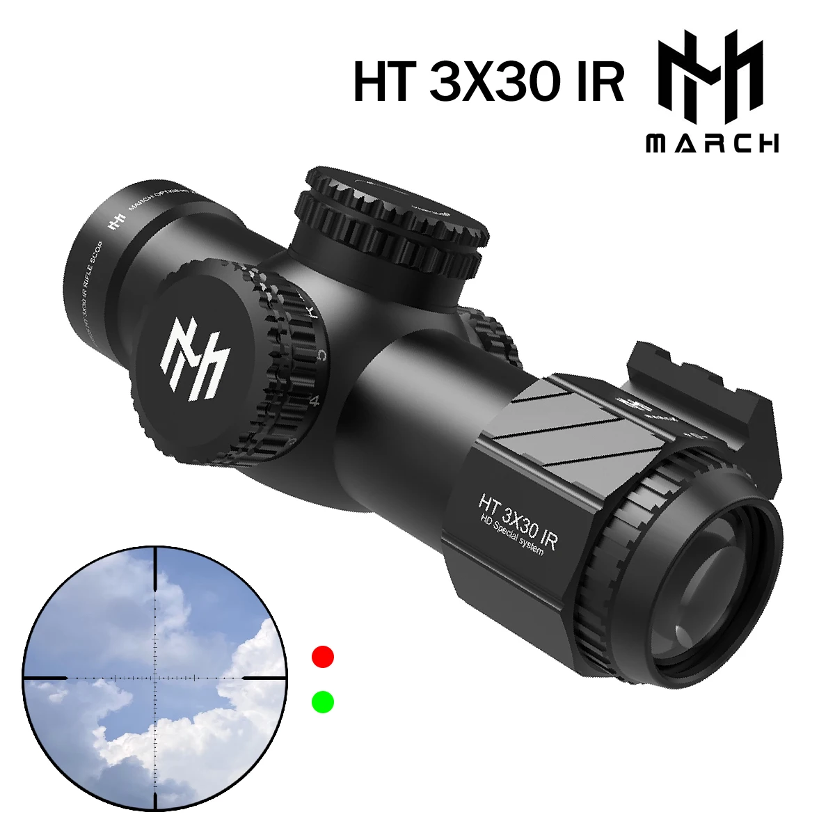 Тактический прицел HT 3x30IR для охоты, оптический коллиматор, прицельная сетка для страйкбола, компактный прицел
Тактический прицел HT 3x30IR для охоты, оптический коллиматор, прицельная сетка для страйкбола, компактный прицел